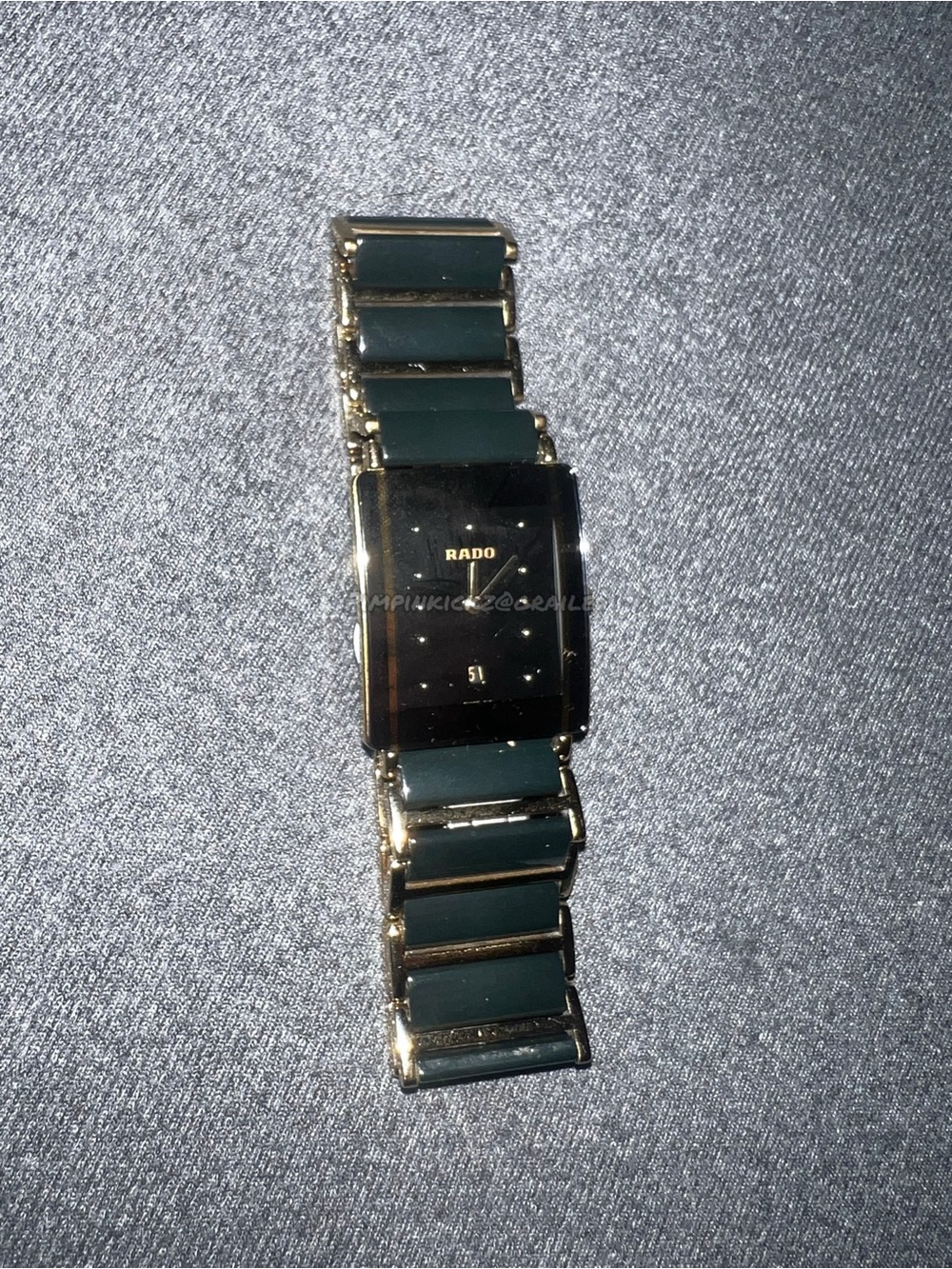 RADO Diastar Ceramic & Gold Plated
Quartz 160.0381.3